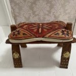 Traditional wooden puff