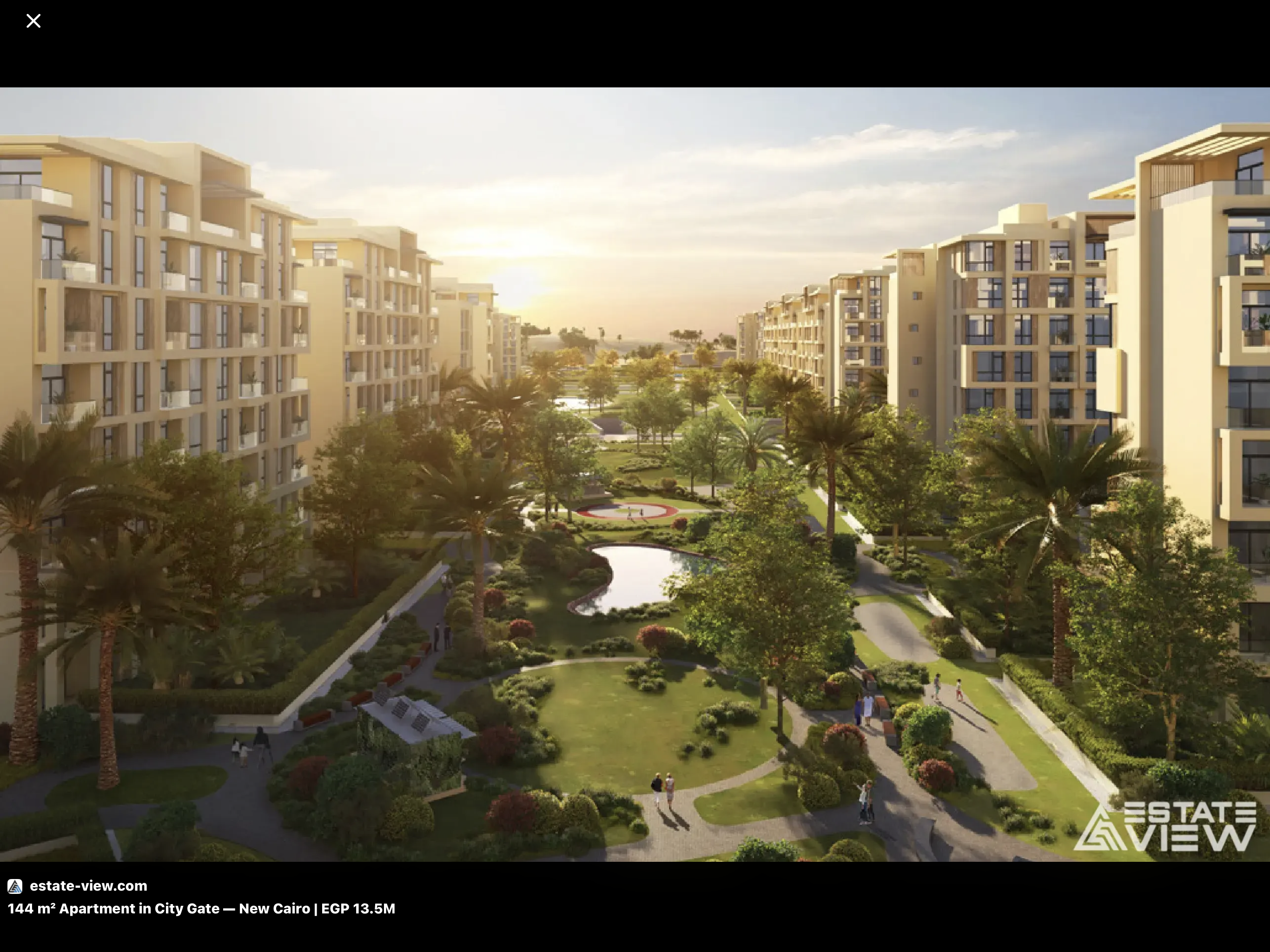 شقة فاخرة للبيع في سيتي جيت