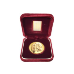 Holy Family Journey Commemorative Pin – 24K Gold-Plated Brass